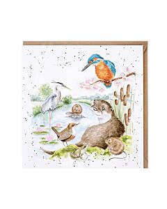 Wrendale Designs "Foraging Foray" Woodland Animal Birthday Card